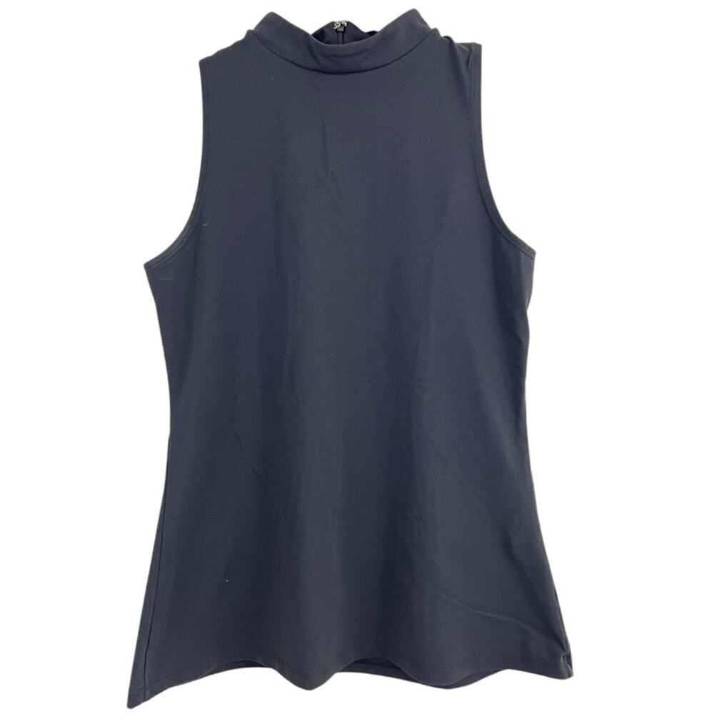 Kiragrace Julia Mock Neck Tank Top Sleeveless Back Zip Women Size‎ Medium